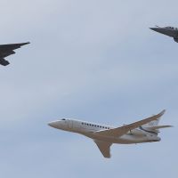 A series of test flights and the very first public appearance of the NEURON European combat drone demonstrator have been organized in the airspace above AFB 125, Istres. Dassault Aviation was appointed prime contractor under the authority of the DGA. (photo : air display held on 5 June 2016 © Ville d'Istres) photo : meeting aérien du 5 juin 2016 © tous droits réservés - Pôle aéronautique - photo Ville d'Istres